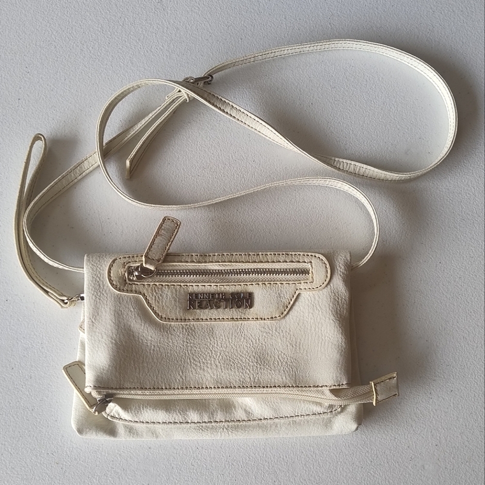 Kenneth Cole Reaction Cream Crossbody Bag